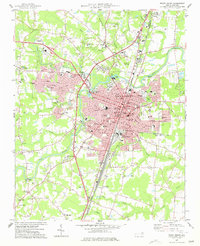 1970s Maps of Candlewood, Rocky Mount | Pastmaps